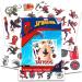 Spiderman Stickers & Tattoos Bundle - 295+ Spider-Verse Stickers & 50 Temporary Tattoos - Buy Online on SooperMarket.com