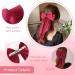 DHWEKU 3 Pieces Hair Clips with Big Bow Soft Silky Satin Hair Clip Long Tail French Ribbon Hairpins 90s Bowknot Clip for Party Christmas Women Girls - Buy Online on SooperMarket.com