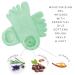 LE EMILIE 5 Toe Moisturizing Gel Socks | Healing Dry Cracked Heels | Lavender & Jojoba Oil Blend | 1 Pair Green Seafoam - Buy Online on SooperMarket.com