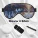 SSIMOO Eyelash Soft Sleep Eye Mask | Breathable Eye Patch for Women | Perfect Travel Accessory | Relaxation & Comfort Black - Buy Online on SooperMarket.com