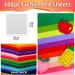 108pcs White Felt Sheets 4x4 - Pre-Cut Craft Felt Fabric for Sewing and Patchwork - Buy Online on SooperMarket.com