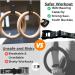 Adjustable Wooden Gymnastic Rings - Non-Slip 1.25 Olympic Rings 1600lbs - 15ft Numbered Straps - Quick Install Buckle - Ideal for Pull Ups, Cross-Training and Home Gym Workout - Buy Online on SooperMarket.com