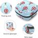 Anna Cowper Hot Air Balloon Print Sanitary Napkin Storage Bag - Multi-colored Feminine Menstrual Cup Pouch for Periods - Portable and Stylish Women's Tampon Holder - Buy Online on SooperMarket.com