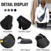 Peicees Sling Bag | Shoulder Backpack with Multiple Pockets for Outdoor Activities | Black - Buy Online on SooperMarket.com
