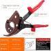 Dechengbao HS520A Heavy Duty Ratchet Cable Cutter for Aluminum Copper Cables up to 400mm - Buy Online on SooperMarket.com