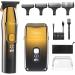 Hatteker Shaver Bald Head Shaver Electric Shaver Razor for Men with Precision Trimmer Barber Shaver Trimmer Triple Blades