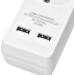 Buy Emos Socket Strip with USB 5-Fold Multiple Socket & 3m Extension Cable | IP20 Indoor Use 2x 2.1A Wall Bracket Included - Buy Online on SooperMarket.com