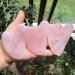 Natural Rose Quartz Gua Sha Massage Tool for Facial & Body - Crystal Scraping Board for SPA & Acupuncture Therapy - Buy Online on SooperMarket.com
