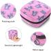 Raccoons Cartoon Sanitary Napkin Storage Bag - Portable Period Pouch for Women & Teens - Multi-Colored - Buy Online on SooperMarket.com