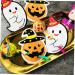 Warmhm 50pcs Halloween Message Card Halloween Candy Tag Packaging Decoration Card Paper Card Halloween Decor Pencil Caps Tooth Charms Candy Wrapping Card Lollipop Pumpkin - Buy Online on SooperMarket.com