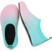 VIFUUR Kids Water Shoes - Quick Dry Aqua Socks for Beach Swim - Gradient Pink - Size 3-4 Big Kid - Buy Online on SooperMarket.com