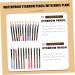 Gogogmee 12pcs Lip Liner Eyeliner Eyebrow Pen Eyeliner Black Eyebrow Precision Brush Wooden - Buy Online on SooperMarket.com