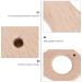 Amosfun 5pcs Wooden Baby Teether Toys - Animal Shape Chewing & Grasping Toys (Khaki) - Buy Online on SooperMarket.com