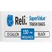 Reli. Easy Grab Trash Bags 55-60 Gallon (150 Count) - Made in USA | Heavy Duty Contractor Bags for 50-60 Gallon Bins - Black (Pack of 1) - Buy Online on SooperMarket.com