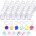 36 Paint Pots with Lids  YGAOHF 5ml/0.17oz Large Empty Paint Pots with Lids  Easy Open Acrylic Paint Container Paint Strips for Kids Classroom School Painting Art Supplies 6 Strips