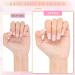 JSRQT 360 Pieces Nude French Tip False Nails Fingernails Full Cover Glue on Nails French Tip Natural Stick on French Manicure Nails for Women Girls Fake Nails French False Nails Nail Art DIY - Buy Online on SooperMarket.com