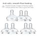 Smilo Baby Bottle Feeding Gift Set - Silicone Pacifier, Nipples, Cleaning Brush - Perfect for Girls & Boys - Pink - Buy Online on SooperMarket.com