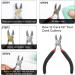 Wire Cutters Small Side Cutters for Crafts Flush Cutting Pliers for Jewelry Making Wire Pliers Floral Wire Cutters Tools for Floral Guitar Strings Cut Needs - Buy Online on SooperMarket.com