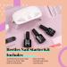 Beetles Nude Pink Gel Nail Polish Kit with UV LED Light - Starter Kit for DIY Home Manicure | Soak Off Pink Gel Polish Set with Nail Lamp and Nail File - Halloween Nails Gift for Women - Buy Online on SooperMarket.com