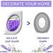 Lavender Essential Oil Air Freshener 4 Pack - Long Lasting Odor Eliminator for Home, Closets, Bathroom - Up to 120 Days - Buy Online on SooperMarket.com