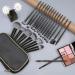 Buy Magefy Professional 22PC Makeup Brush Kit - Foundation & Eyeshadow Brushes with PU Leather Bag | International Shipping Available - Buy Online on SooperMarket.com