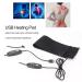 USB Heating Pillows - Foldable Carbon Fiber Travel Pillow for Shoulder & Pain Relief | 3 Temperature Settings | DC 5V Heating Film - Buy Online on SooperMarket.com