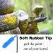 Dauerhaft 0.7in Paintball Barrel Swab Squeegee Cleaner - Blue | Fast & Easy Paintball Gun Maintenance Tool - Buy Online on SooperMarket.com