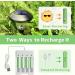Rechargeable AA Batteries for Solar Lights - 600mAh 1.2V 4pcs - Ideal for Garden & Household Devices - Buy Online on SooperMarket.com