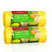 Profissimo Drawstring Bin Liners with Fresh Citrus Scent - 30 Lites (40 POCES) - Pack of 2 (2 x 20 items) - Ideal for Office HouseHold and Bathroom 20 pieces (2 Pack)