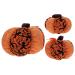 NAMOARLY 3pcs Halloween Decorations Home Decor Halloween Stuffed Pumpkin Halloween Layout Decor Pumpkin Adornment Halloween Scene Decor Pumpkin Decor Pumpkins Model Household Cloth Supplies Orange2 15X15X15CM