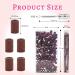 100Pcs 80Grit Nail Sanding Bands with 3/32 Nail Drill Bit - Professional Nail Drill Accessories for Hard Gel and Acrylic Nail Shaping - Boxed Brown - Buy Online on SooperMarket.com