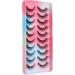 False Eyelashes Clear Band Natural D Curl Natural Cluster Volume Eyelash Set 10 Pairs Natural 3D Adhesive Tape Artificial Eyelashes (DDL09) - Buy Online on SooperMarket.com