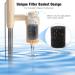 Bedee 6-in-1 Aquarium Gravel Cleaner & Siphon Filter Set - Adjustable Flow Control, DC 12V 18W - Beige - Buy Online on SooperMarket.com