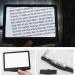 4X Large Ultra Bright LED Page Magnifier - Handheld Magnifier for Reading Seniors and Low Eyesight Person for Reading Small Fonts & Low Vision Seniors (Black) - Buy Online on SooperMarket.com