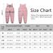 Happy Cherry Baby Winter Pants - Newborn Boys Girls Overall Ski Trousers - Infant Warm Snow Bib Pant - Toddler Windproof Padded Snowsuit Bottoms - Elastic Waist Zipper Outerwear - Pink (Size 90) - Buy Online on SooperMarket.com