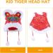 Gadpiparty 2pcs Chinese Hat Kids Chinese New Year Hat Warm Hat Spring Festival Photo Props 31X30X4CM - Buy Online on SooperMarket.com