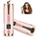 Upgraded Automatic Curling Iron Cordless Auto Hair Curler with 6 Temps & Timers Rechargeable & Portable Rotating Curling Wand Styling Tool Built-in 5000mAh Battery