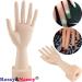 Voloria Flexible Mannequin Hand Nail Display - Left Hand with Soft Fingers for Practice Manicure Nails - Buy Online on SooperMarket.com