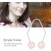 Dimple Balls Comfort Fit 2 Pairs Lightweight Stainless Steel Dimple Trainer for Facial Cheeks (Pink) - Buy Online on SooperMarket.com