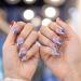 Almond Shaped Fake Nails | Medium Acrylic Fake Stick on Nails Full Rhombus Crystal Fake Nail Kit in 12 Sizes with Glue for Home or Salon - Buy Online on SooperMarket.com
