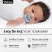 Milk Snob Calm n Cuddle Silicone Pacifier 6-18 Months - BPA Free Teether for Baby Girl and Boy. Perfect Baby Shower Gift for New Moms! Stage 2 Blue Breeze - Buy Online on SooperMarket.com