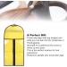 Wig Stand Hair Extension Storage Bag Portable Dustproof Hair Extension Holder with Zipper for Daily Travel Use (Yellow) - Buy Online on SooperMarket.com