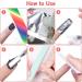 Sularpek Foil Nail Wraps 200 Pcs with Cuticle Pusher | Gel Nail Remover for Fast & Gentle Soak Off | Nail Foils for Gel Nails - Buy Online on SooperMarket.com