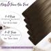 LAAVOO Ombre Blond Real Hair Tape Extensions - 55cm Invisible Seamless #4/7/80 | International Shipping - Buy Online on SooperMarket.com