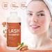 Eyelash Extension Cleanser Almond 1L Natural Lash Extension Shampoo Professional Eyelid Foaming Cleanser Paraben & Sulfate Free Non-lrritating with Salon and Home Care - Buy Online on SooperMarket.com
