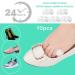 DYKOOK Toe Separator 10-Pack - Gel Toe Spacers for Overlapping Toe, Bunion Corrector - Women's Toe Straightener for Pain Relief and Comfort - Buy Online on SooperMarket.com