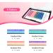 DIY Colored Gradient Lash Extensions 4 Colors Easy Fan 0.07mm D Curl 12mm 14mm 16mm Rainbow Eyelash Faux Mink Volume Eyelashes for Home and Salon Use Beauty7 - Buy Online on SooperMarket.com