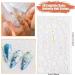 Embossed Self-Adhesive Nail Stickers - AIBEE 5D Butterfly Flower Decals (3 Sheets) - DIY Nail Decoration for Girls Women - Black/White - Buy Online on SooperMarket.com
