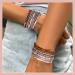 Elastic Hair Tie for Women - 20 Boho Hair Straps & Ponytail Holders for All Hair Types - Thin Curly Long Hair - Buy Online on SooperMarket.com