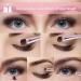 YUESHENNAN 5Pcs Eyeshadow Brush Set - Portable Premium Eye Makeup Brushes (Pink) - Buy Online on SooperMarket.com